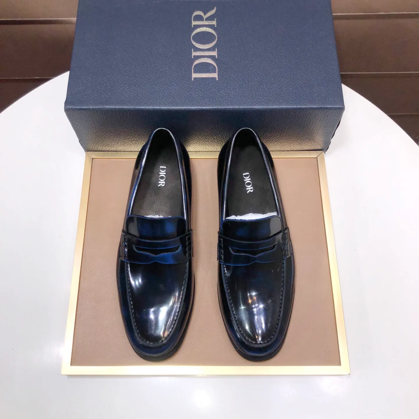 Men's shoes 💰580💰[Dior] (water-dyed cowhide lining) Dior original 1:1 high-quality factory, imported original materials, imported raw cowhide, water-dyed cowhide lining, original TPU outsole, code number: 39-44 (45 customized)